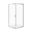 Cersanit Arteco Zestaw kabina prysznicowa kwadratowa 90x90x190 cm drzwi uchylne + brodzik kwadratowy 90x90 cm biały S601-132 - zdjęcie 4
