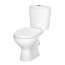 Cersanit Arteco Zestaw Toaleta WC kompaktowa CleanOn bez kołnierza z deską sedesową wolnoopadającą, biała K667-052 - zdjęcie 1