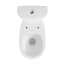 Cersanit Arteco Zestaw Toaleta WC kompaktowa CleanOn bez kołnierza z deską sedesową wolnoopadającą, biała K667-052 - zdjęcie 2