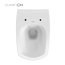 Cersanit Carina SET 878 Zestaw Toaleta WC podwieszana 52,5x35 cm CleanOn bez kołnierza z deską sedesową wolnoopadającą, stelażem Hi-Tec i przyciskiem Movi, biała S701-201 - zdjęcie 7