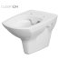 Cersanit Carina SET 878 Zestaw Toaleta WC podwieszana 52,5x35 cm CleanOn bez kołnierza z deską sedesową wolnoopadającą, stelażem Hi-Tec i przyciskiem Movi, biała S701-201 - zdjęcie 6