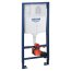 Cersanit Caspia Zestaw Toaleta WC podwieszana 54x36,5 cm CleanOn bez kołnierza wewnętrznego z deską sedesową wolnoopadającą i stelażem Grohe Rapid SL 5w1, biały K100-383+K98-0145+38827000 - zdjęcie 17