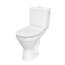 Cersanit Cersania II Toaleta WC kompaktowa 65,5x35,5 cm z deską wolnoopadającą Slim i spłuczką biała K11-2340 - zdjęcie 1