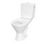 Cersanit Cersania II Toaleta WC kompaktowa 65,5x35,5 cm z deską wolnoopadającą Slim i spłuczką biała K11-2340 - zdjęcie 4