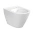 Cersanit City Oval Toaleta WC CleanOn bez kołnierza, biała K35-015 - zdjęcie 1