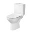 Cersanit City New Zestaw Toaleta WC kompaktowa CleanOn bez kołnierza z deską wolnoopadającą Slim i spłuczką biała K35-038 - zdjęcie 1