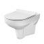 Cersanit City New Zestaw Toaleta WC podwieszana CleanOn bez kołnierza z deską wolnoopadającą Slim biały K701-143 - zdjęcie 1