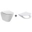 Cersanit City Oval Zestaw Toaleta WC CleanOn z deską Slim biała K35-025+K98-0146 - zdjęcie 1