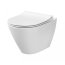 Cersanit City Oval Zestaw Toaleta WC CleanOn z deską Slim biała K35-025+K98-0146 - zdjęcie 7