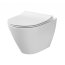 Cersanit City Oval Zestaw Toaleta WC podwieszana 50x36 cm CleanOn bez kołnierza wewnętrznego z deską sedesową wolnoopadającą i stelażem Grohe Rapid SL 5w1, biały K35-015+K98-0146+38827000 - zdjęcie 10