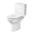 Cersanit City Zestaw Toaleta WC 67x36,5 cm kompaktowa bez kołnierza + deska wolnoopadająca biały K35-037 - zdjęcie 2