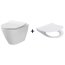 Cersanit City Oval Zestaw Toaleta WC CleanOn bez kołnierza z deską Slim, biały K35-015+K98-0146 - zdjęcie 1