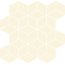 Cersanit Colour Blink Mosaic Diamond Cream Mozaika ścienna 28x29,7 cm, kremowa WD567-008 - zdjęcie 1