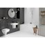 Cersanit Colour Zestaw Toaleta WC podwieszana CleanOn bez kołnierza z deską sedesową wolnoopadającą i stelażem Hi-Tec z przyciskiem Presto, biały S701-187 - zdjęcie 2