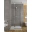 Cersanit Crea Drzwi prysznicowe przesuwne 120x200 cm profile chrom szkło transpartentne CleanPro S159-007 - zdjęcie 6