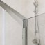 Cersanit Crea Drzwi prysznicowe uchylne prawe 90x200 cm profile chrom szkło transpartentne CleanPro S159-006 - zdjęcie 5