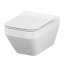 Cersanit Crea Toaleta WC podwieszana 52x35 cm prostokątna CleanOn bez kołnierza z ukrytym mocowaniem, biała K114-016 - zdjęcie 3