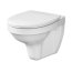 Cersanit Delfi Zestaw Toaleta WC podwieszana 52x36 cm z deską sedesową wolnoopadającą, biały K97-199 - zdjęcie 1