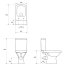 Cersanit Easy Toaleta WC kompaktowa 36x63x78 cm doprowadzenie wody z dołu, biała K102-010 - zdjęcie 3