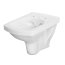 Cersanit Easy Zestaw Toaleta WC podwieszana CleanOn bez kołnierza z deską sedesową wolnoopadającą, biały K701-144 - zdjęcie 5