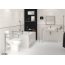 Cersanit Etiuda Toaleta WC kompaktowa 37,5x67,5x86,5 cm CleanOn bez kołnierza, biała K11-0221 - zdjęcie 4