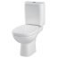Cersanit Facile Toaleta WC kompaktowa 33,5x62,5x79,5 cm z deską wolnoopadającą, biała K30-016 - zdjęcie 1