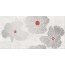 Cersanit Grissa Grey Inserto Flower Płytka ścienna 29,7x60 cm, szara OD692-002 - zdjęcie 1