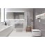 Cersanit Grissa Grey Inserto Flower Płytka ścienna 29,7x60 cm, szara OD692-002 - zdjęcie 2