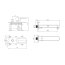 Cersanit Inverto Zestaw wannowo-prysznicowy podtynkowy termostatyczny chrom S952-038 - zdjęcie 3