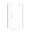 Cersanit Jota Kabina pięciokątna 90x90x195 cm prawa profile chrom szkło transparentne z powłoką Clean Pro S160-013 - zdjęcie 1