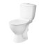 Cersanit Kaskada Toaleta WC kompaktowa 65,5x36 cm z deską sedesową i zbiornikiem, biała K100-207 - zdjęcie 1