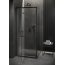 Cersanit Larga Drzwi uchylne 100x195 cm lewe profile czarne szkło przezroczyste S932-129 - zdjęcie 2