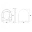 Cersanit Larga Oval Deska wolnoopadająca biała K98-0229 - zdjęcie 3