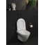 Cersanit Larga Oval Zestaw Toaleta WC 52x36 cm CleanOn bez kołnierza + deska wolnoopadająca biały S701-472 - zdjęcie 5