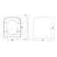 Cersanit Larga Square Zestaw Toaleta WC 52x36 cm CleanOn bez kołnierza + deska wolnoopadająca biały S701-473 - zdjęcie 4