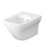 Cersanit Larga Square Zestaw Toaleta WC 52x36 cm CleanOn bez kołnierza + deska wolnoopadająca biały S701-473 - zdjęcie 10