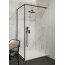 Cersanit Larga Zestaw prysznicowy podtynkowy z deszczownicą czarny mat S952-031 - zdjęcie 2
