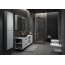Cersanit Larga Zestaw prysznicowy podtynkowy z deszczownicą czarny mat S952-031 - zdjęcie 5