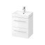 Cersanit Larga Zestaw Umywalka meblowa z szafką podumywalkową 49,4x39,4x62,9 cm biały S801-440 - zdjęcie 1