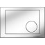 Cersanit Link Kółko Przycisk spłukujący do WC, chrom błyszczący K97-090 - zdjęcie 1