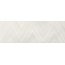 Cersanit Markuria White Lines Inserto Matt Płytka ścienna 20x60 cm, biała WD1017-003 - zdjęcie 1