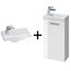 Cersanit Melar/Como SET B17 Umywalka z szafką 40 cm, biała S801-271 - zdjęcie 1