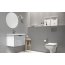 Cersanit Melar/Como SET B19 Umywalka z szafką 60 cm, biała S801-273 - zdjęcie 6