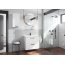 Cersanit Melar/Como SET B19 Umywalka z szafką 60 cm, biała S801-273 - zdjęcie 4