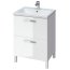 Cersanit Melar/Como SET B19 Umywalka z szafką 60 cm, biała S801-273 - zdjęcie 8
