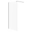 Cersanit Mille Kabina prysznicowa Walk-in 90x200 cm profile chrom szkło transparentne CleanPro S161-006 - zdjęcie 1
