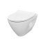 Cersanit Mille Zestaw Toaleta WC 50x36 cm bez kołnierza + deska wolnoopadająca cienka biały EcoBox S701-454-ECO - zdjęcie 1