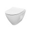Cersanit Mille Zestaw Toaleta WC 50x36 cm bez kołnierza + deska wolnoopadająca cienka biały S701-454 - zdjęcie 1