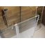 Cersanit Moduo Drzwi prysznicowe uchylne lewe 80x195 cm profile chrom szkło transpartentne CleanPro S162-003 - zdjęcie 5