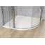 Cersanit Moduo Kabina prysznicowa półokrągła 80x80x195 cm profile chrom szkło transpartentne CleanPro S162-009 - zdjęcie 6